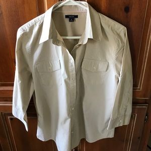 Nautica 3/4 sleeve button down
